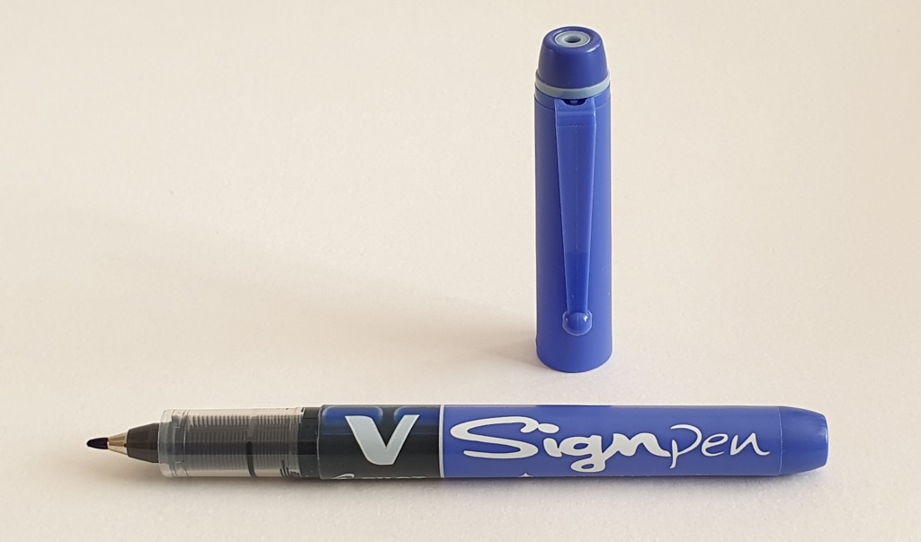 Rollerball Pen, Pilot V Sign, Ball Grip, Sign Pen